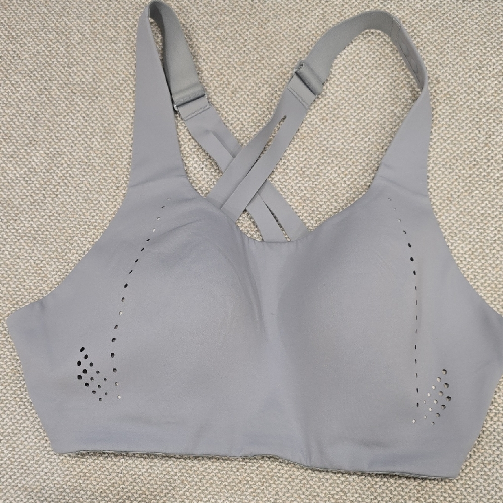 Lululemon Athletica Gray Cross-Back Sports Bra
